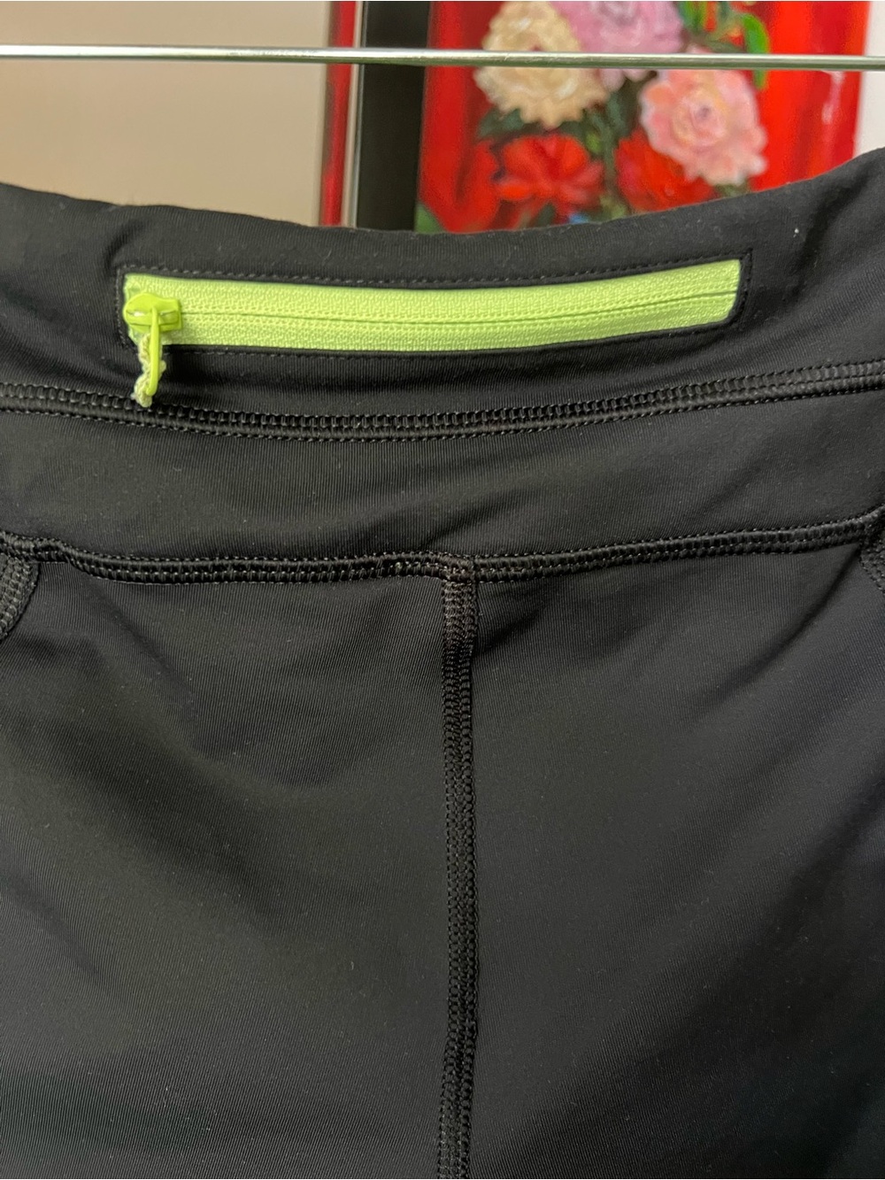 Lululemon run inspire crop II BLACK/ frond - Picture 8 of 9